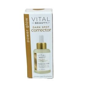 Vital Beauty Dark Spot Corrector Vitamin C & Caffeine 1oz Bottle New